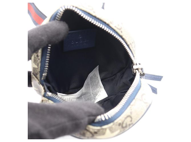Borsa a vita/borsa a mano Gucci per bambini GG Supreme Star Beige Blu navy - vista 3