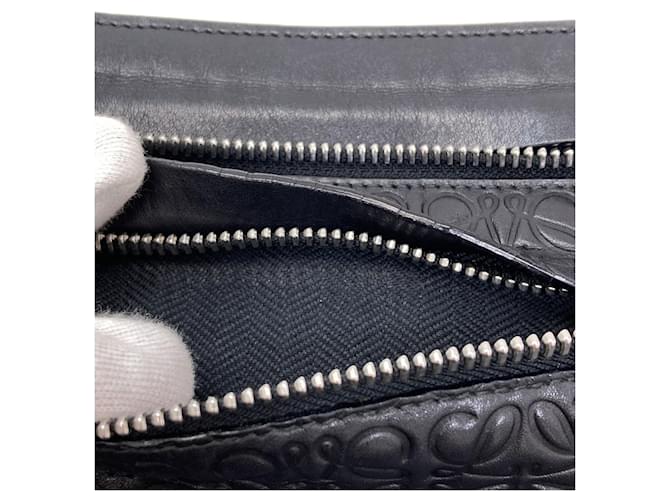 Borsa a Spalla Loewe Anagram Repeat Nero - vista 10