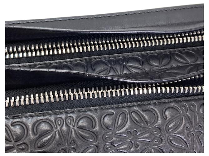 Borsa a Spalla Loewe Anagram Repeat Nero - vista 17