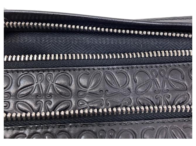 Borsa a Spalla Loewe Anagram Repeat Nero - vista 9