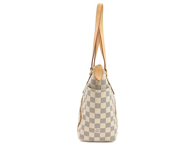 Borsa Tote Totally PM Louis Vuitton Blu Damier ebene - vista 3