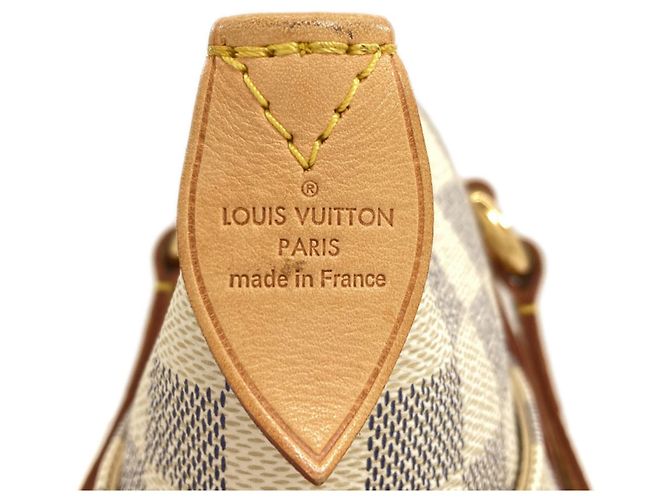 Borsa Tote Totally PM Louis Vuitton Blu Damier ebene - vista 6