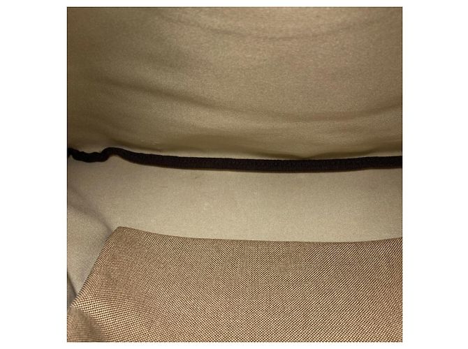 Sac fourre-tout en jacquard avec logo Prada Marron - vue 11