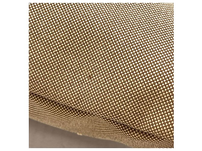 Sac fourre-tout en jacquard avec logo Prada Marron - vue 18
