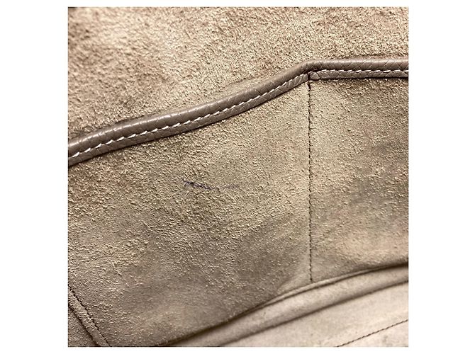 Céline Borsa a mano in pelle micro Luggage di Celine Marrone - vista 11