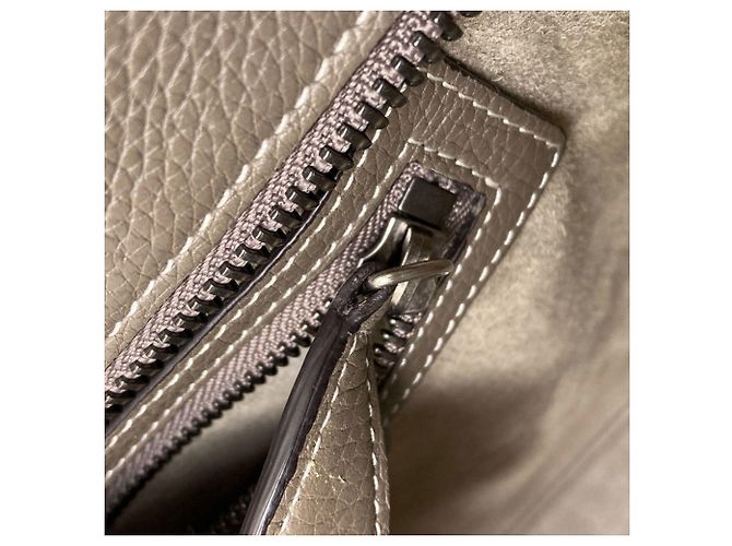 Céline Borsa a mano in pelle micro Luggage di Celine Marrone - vista 14