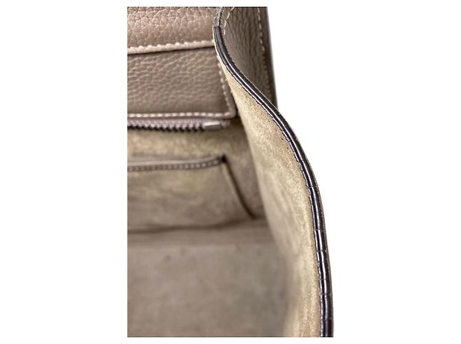 Céline Borsa a mano in pelle micro Luggage di Celine Marrone - vista 15