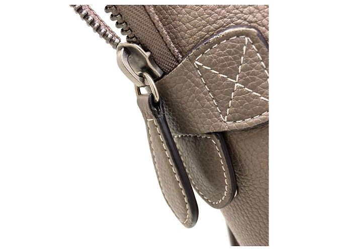 Céline Borsa a mano in pelle micro Luggage di Celine Marrone - vista 16