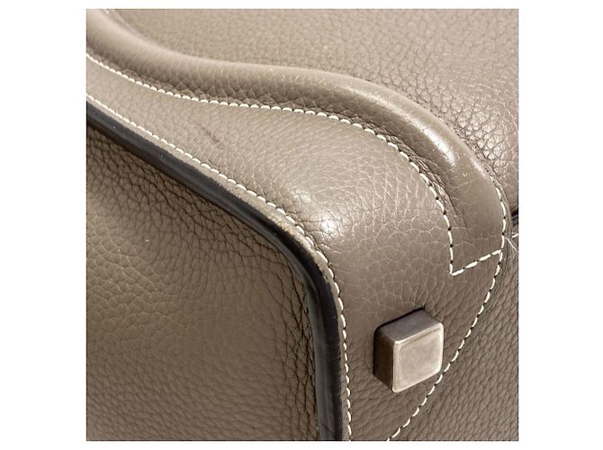 Céline Borsa a mano in pelle micro Luggage di Celine Marrone - vista 24