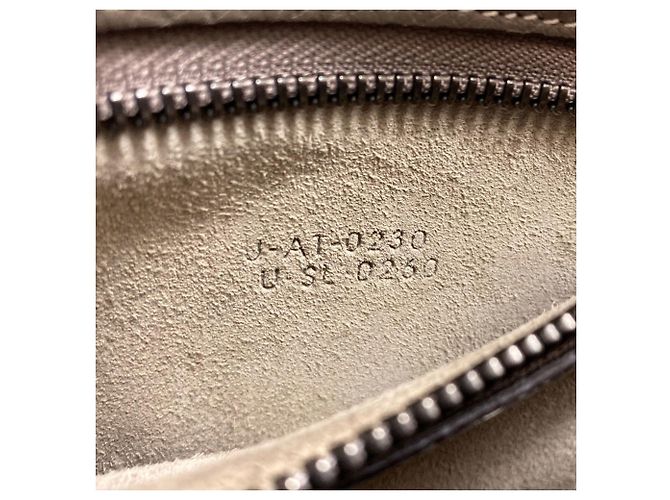 Céline Borsa a mano in pelle micro Luggage di Celine Marrone - vista 7