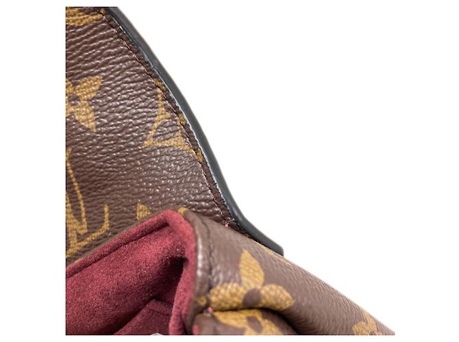 Borsa a Spalla Sampla Seed di Louis Vuitton Bordò Monogramma - vista 14