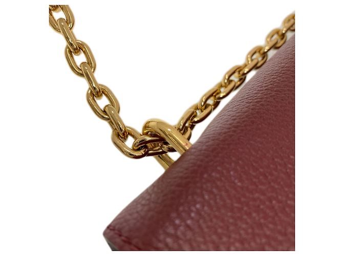 Borsa a Spalla Sampla Seed di Louis Vuitton Bordò Monogramma - vista 15