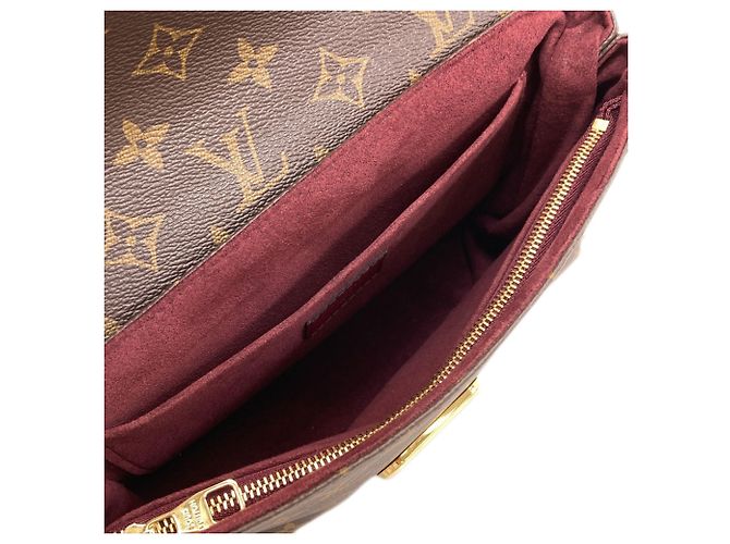 Borsa a Spalla Sampla Seed di Louis Vuitton Bordò Monogramma - vista 5