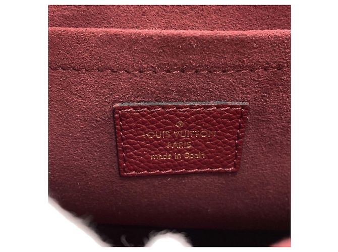 Borsa a Spalla Sampla Seed di Louis Vuitton Bordò Monogramma - vista 6