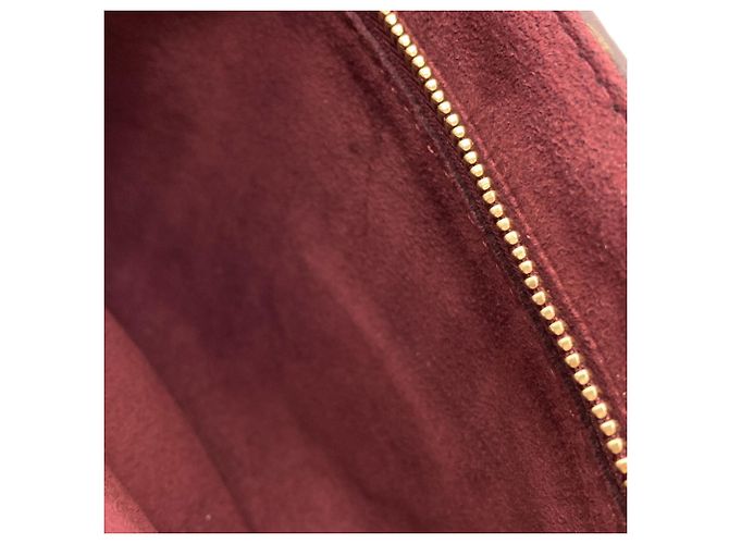 Borsa a Spalla Sampla Seed di Louis Vuitton Bordò Monogramma - vista 8