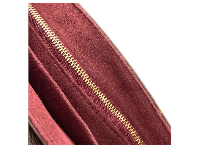 Borsa a Spalla Sampla Seed di Louis Vuitton Bordò Monogramma - vista 9