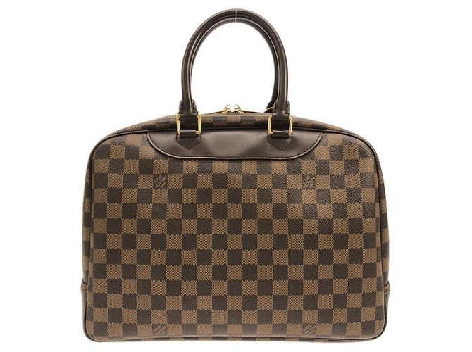 Borsa Vanity Bowling Damier Louis Vuitton Marrone - vista 2