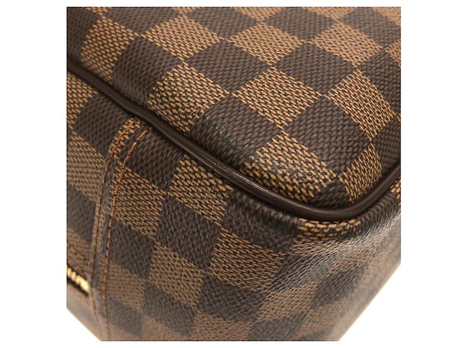 Borsa Vanity Bowling Damier Louis Vuitton Marrone - vista 3