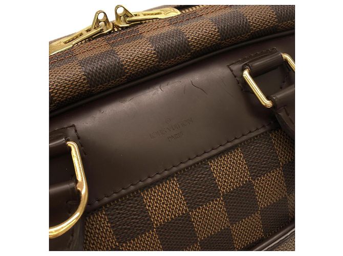 Borsa Vanity Bowling Damier Louis Vuitton Marrone - vista 5