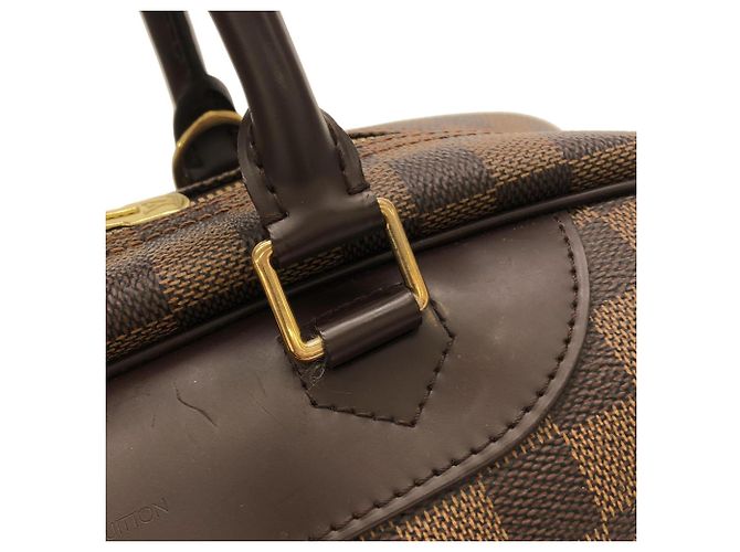 Borsa Vanity Bowling Damier Louis Vuitton Marrone - vista 6