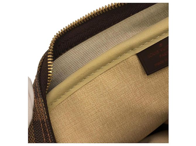 Borsa Vanity Bowling Damier Louis Vuitton Marrone - vista 9
