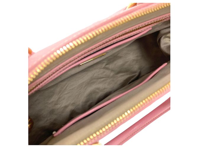 Borsa in pelle Miu Miu Madras 2 in 1 Rosa - vista 5