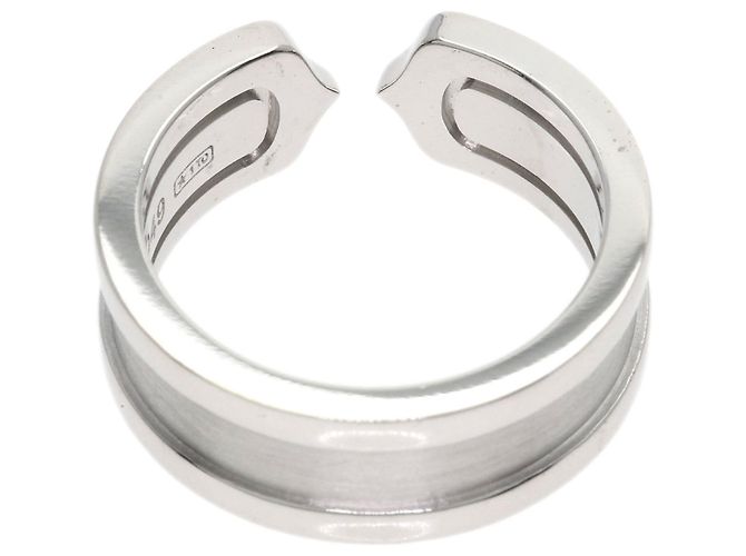 Cartier C2 18K Weißgold Bandring - Ansicht 4