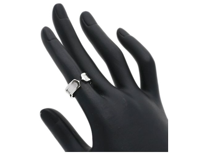 Cartier C2 18K Weißgold Bandring - Ansicht 7