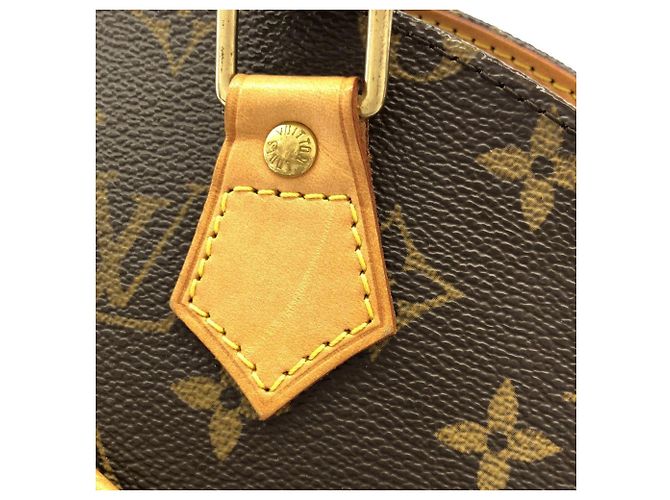 Borsa Louis Vuitton Monogram Ellipse MM Marrone - vista 3