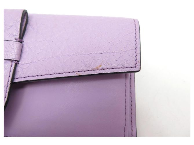 NUOVO BORSO LANCEL CHARLIE MM + PORTAFOGLIO IN PELLE LAVANDA CON TRACOLLA - vista 20