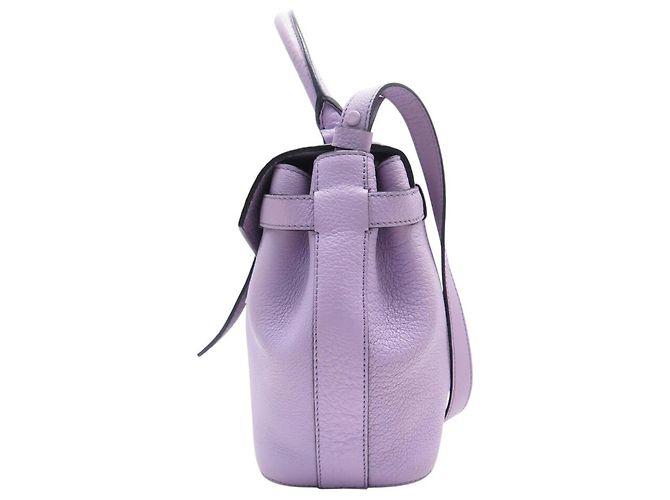NUOVO BORSO LANCEL CHARLIE MM + PORTAFOGLIO IN PELLE LAVANDA CON TRACOLLA - vista 3