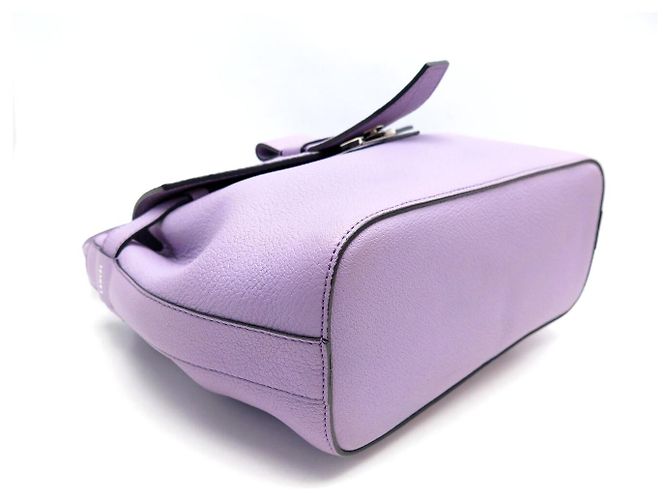 NUOVO BORSO LANCEL CHARLIE MM + PORTAFOGLIO IN PELLE LAVANDA CON TRACOLLA - vista 4