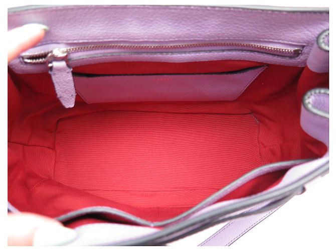 NUOVO BORSO LANCEL CHARLIE MM + PORTAFOGLIO IN PELLE LAVANDA CON TRACOLLA - vista 9