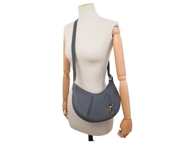 Hermès NUOVO BORSO HERMES P'TIT ARCON IN PELLE SWIFT MISTY H085871CPAA CON TRACOLLA Grigio antracite - vista 5