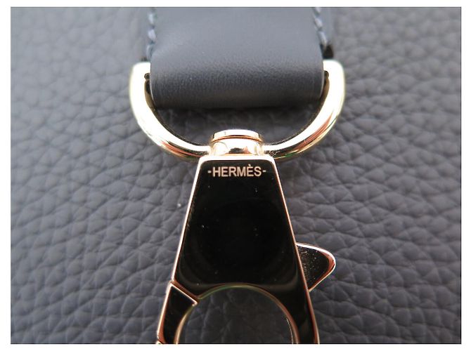 Hermès NUOVO BORSO HERMES P'TIT ARCON IN PELLE SWIFT MISTY H085871CPAA CON TRACOLLA Grigio antracite - vista 6