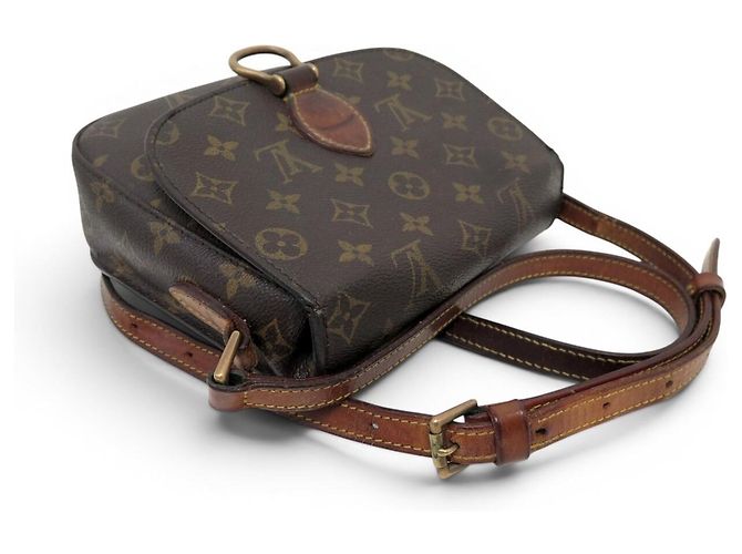 VINTAGE LOUIS VUITTON SAINT CLOUD PM MONOGRAM SCHULTERTASCHE Braun - Ansicht 4