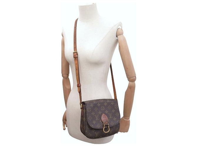 VINTAGE LOUIS VUITTON SAINT CLOUD PM MONOGRAM SCHULTERTASCHE Braun - Ansicht 5