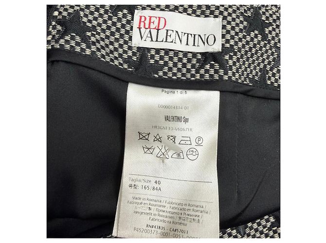 Valentino Garavani Falda Mini con Acento de Estrellas RED Valentino en Poliéster Gris - vista 3