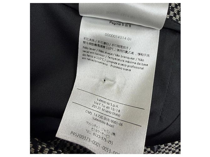 Valentino Garavani Falda Mini con Acento de Estrellas RED Valentino en Poliéster Gris - vista 7