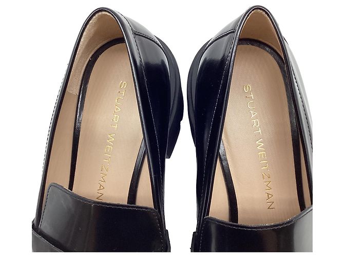 Mocassini Soho Stuart Weitzman in pelle nera Nero - vista 7