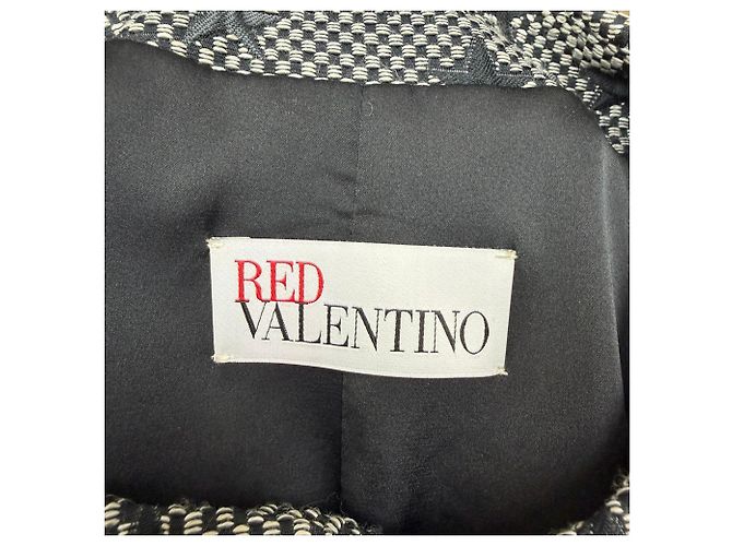 Valentino Garavani RED Valentino Blazer mit Sternenakzent aus grauem Polyester - Ansicht 4