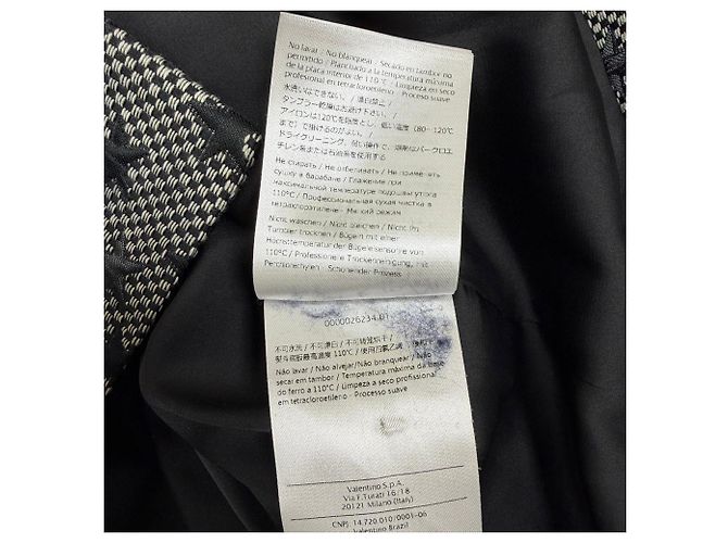 Valentino Garavani RED Valentino Blazer mit Sternenakzent aus grauem Polyester - Ansicht 7