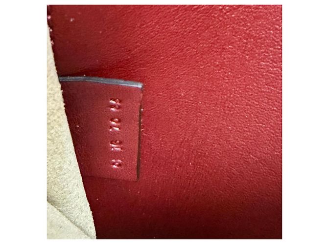 Borsa a tracolla Hudson Small di Chloé in pelle bordeaux Rosso Bordò - vista 8