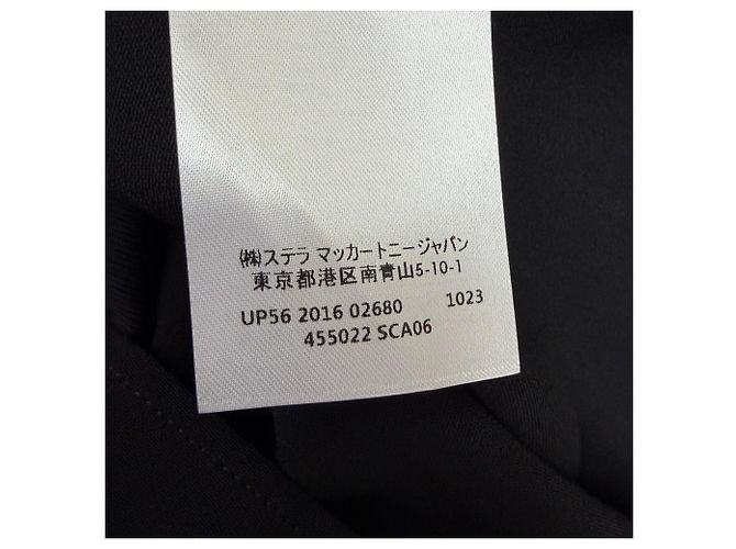 Stella Mc Cartney  Stella Mccartney V-Neck Tank Top in Black Viscose - view 4