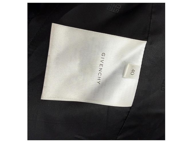 Blazer de Lã Preta de Botão Único da Givenchy Preto - vista 4