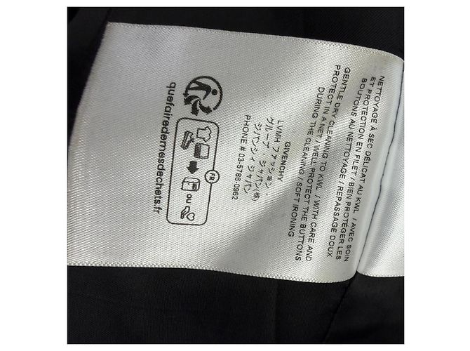 Blazer de Lã Preta de Botão Único da Givenchy Preto - vista 6