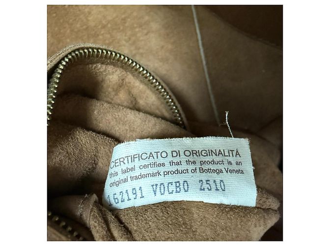 Borsa a Spalla Intrecciato in Pelle Marrone Bottega Veneta - vista 8