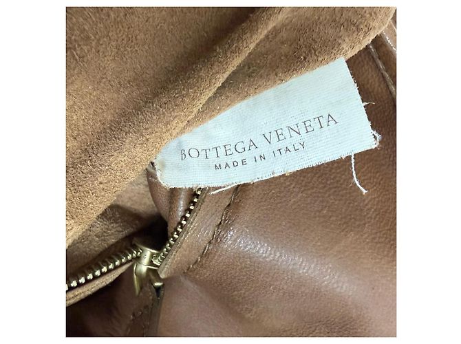 Borsa a Spalla Intrecciato in Pelle Marrone Bottega Veneta - vista 9