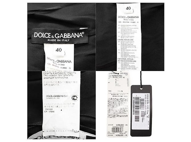 Dolce & Gabbana Vestido de Rayón Algodón Nylon Seda Dolce&Gabbana Naranja - vista 10