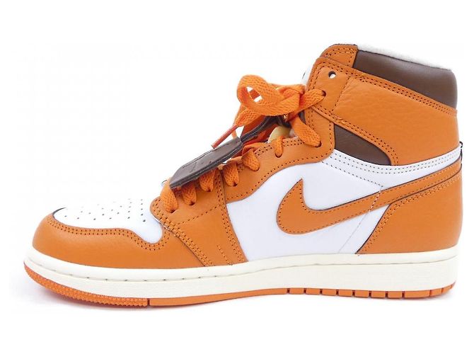 Autre Marque Sneakers Nike JORDAN Bianco Arancione - vista 2
